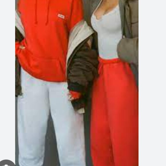 JOAH BROWN HOT SAUCE RED SWEATPANTS S/M - Picture 4 of 9